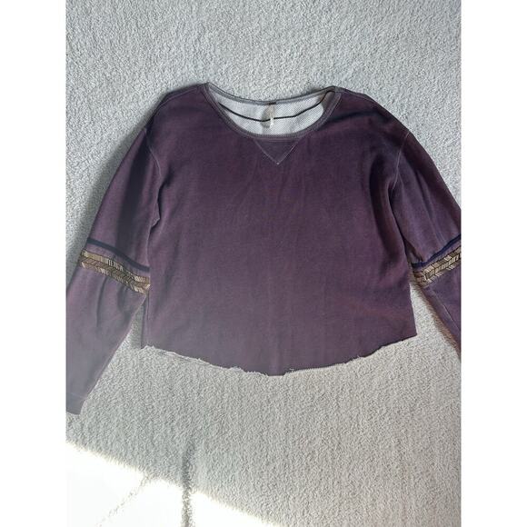 Free People Women’s Size M Harper Top. Light Weight. Arm Design. Spring/summer - Picture 1 of 4